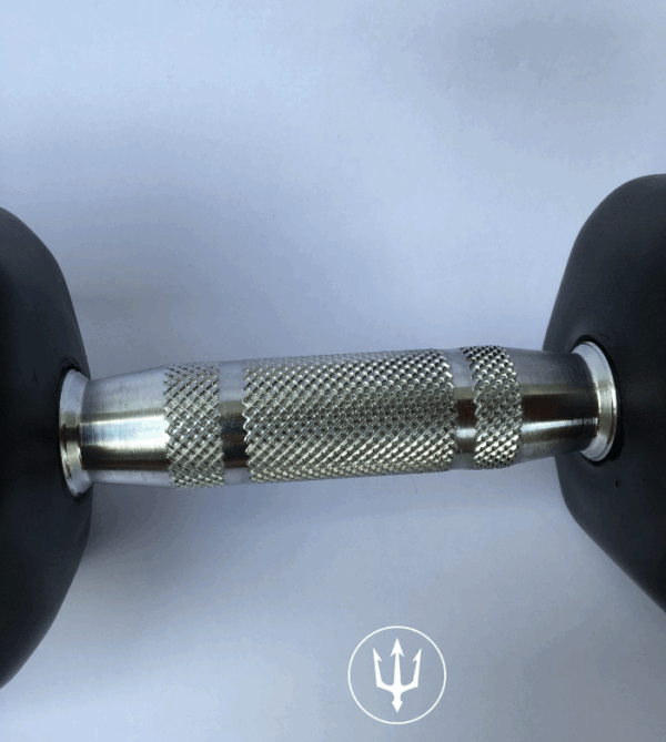 Kit Dumbbell Sextavado Texturizado Pegada Cromada 12kg ao 30kg com Suporte - Image 6