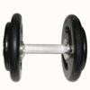 Dumbbell Montado Injetado Pegada Recartilhada POSEIDON FITNESS® 