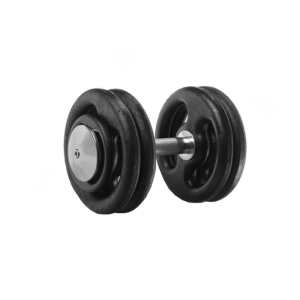 Dumbbell Montado Pintado Pegada Cromada POSEIDON FITNESS® 